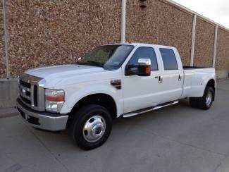 2008 ford f350 lariat crew cab dually powerstroke diesel-4x4-one owner