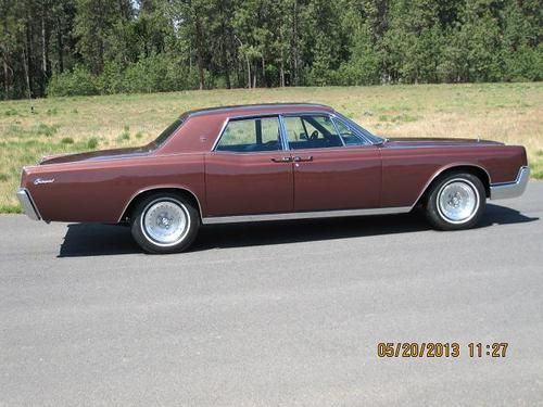 1967 lincoln suicide doors 462 v8 burgandy w/ plush black leather! drives great!