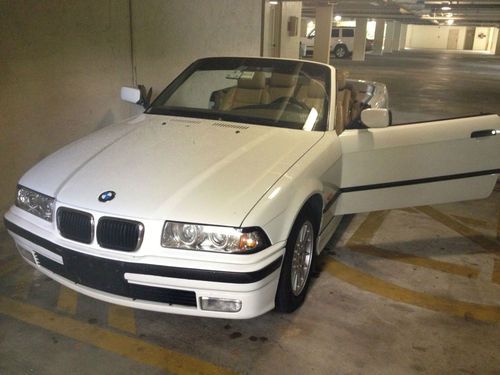 Find Used Bmw 323i Convertible Two Doors White Leather Seats