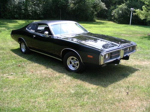 Find Used 1973 Dodge Charger Se Triple Black In Akron Ohio
