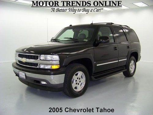 4x4 lt navigation dvd sunroof leather htd seats 8 pass 2005 chevy tahoe 73k