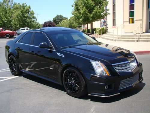 2010 cadillac cts-v, only 13k mi, automatic, heated &amp; cooled recaro seats, tint!