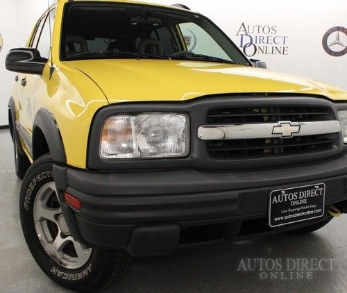 We finance 03 tracker hardtop zr2 4wd 1 owner clean carfax leather 2.5l v6 cd