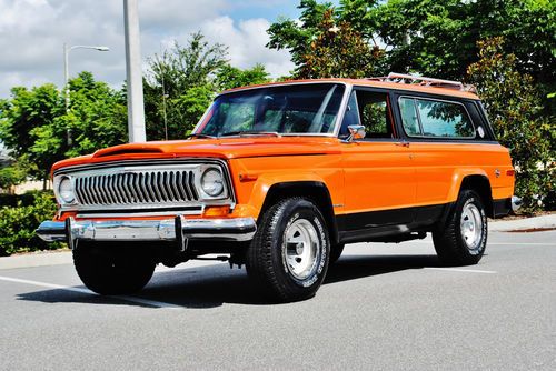 This is all original cheif 1978 jeep cherokee 4x4 from privet collector sweet
