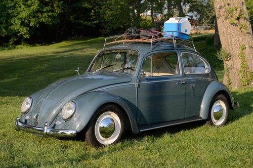 1966 vw bug - beetle - volkswagen - fully documented body off restoration