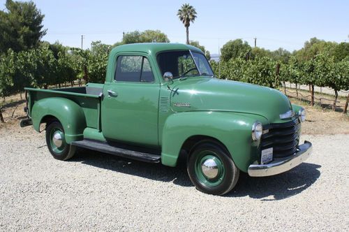 1951 chevrolet pickup-1/2 ton-shortbed-1949-1950-1952-1953-1954-