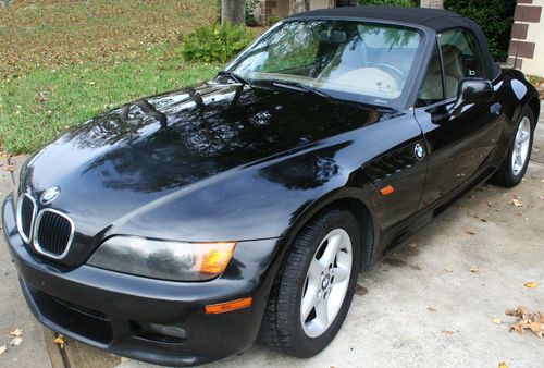 1997 bmw z3 convertible black/tan classic roadster styling 2.8l v6 manual 5speed
