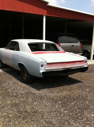 1967 chevelle , 138 car , 396 4 speed , 40k miles , project needs finished