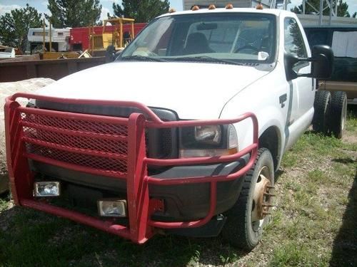 2003 ford f550 powerstroke diesel 7.3 cab chassis dually 4x4 needs injector work