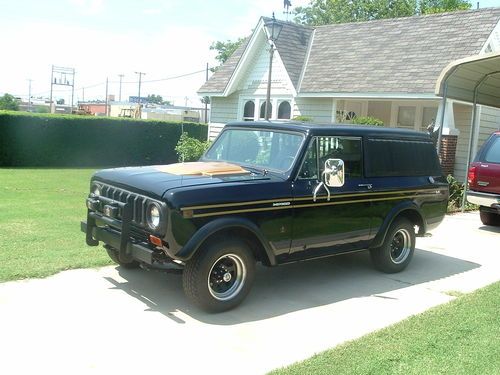 1979 international scout ii midnight star v-8 auto 4x4  1 of 150 made by good tm