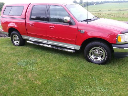 2001 ford f-150 xlt crew cab pickup 4-door 4.6l v8 only 79,000 miles!