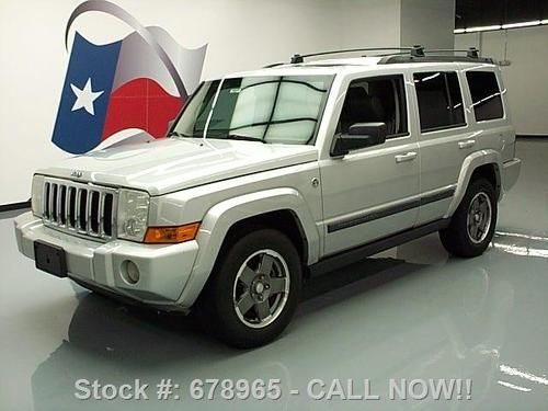 2007 jeep commander sport 4x4 htd leather sunroof 64k texas direct auto