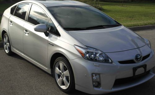 2011 toyota prius 5 self park navi leather rear cam advance technology package