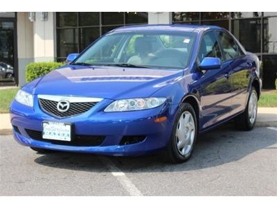 Blue mazda 6 with leather seats very nice condition inside and out