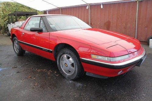 1990  buick reatta  coupe  automatic 6 cylinder no reserve