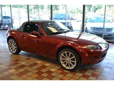 Convertible stick shift manual red low miles 1-owner warranty alloy wheels