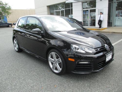 Vw golf r manual trans leather power windows one owner clean carfax