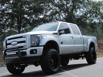 Ford f-350 2013 lariat 6.7 diesel 4wd custom black ops edition loaded with toys