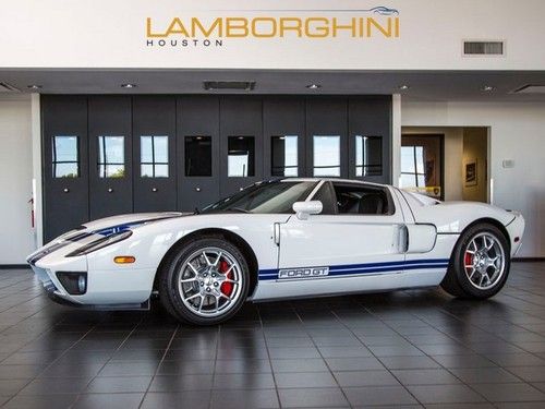 2006 ford gt centennial white all 4 options stripes mcintosh stereo red calipers
