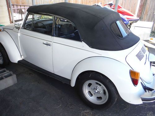 1978 vw beetle convertable