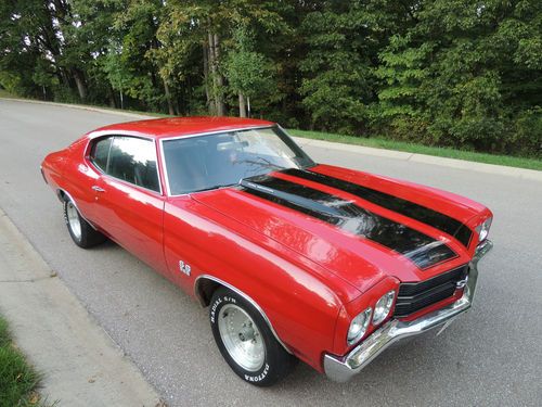 1970 chevelle ss 454 4~speed beautiful !!! cranberry red!!! 12~bolt rear end!!!