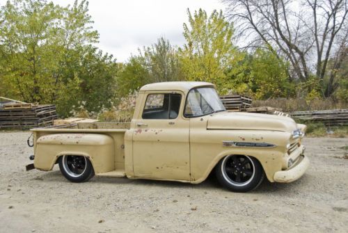 Air Ride Compressor >> Find new 1959 Chevy fleetside bagged patina air ride ls fi slammed low 3100 apache 59 rod in ... Air Ride Compressor >> Find new 1959 Chevy fleetside bagged patina air ride ls fi slammed low 3100 apache 59 rod in ...