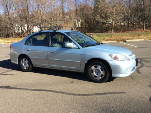 2004 honda civic-- hybrid/electric-- up to 45 mpg -- no reserve