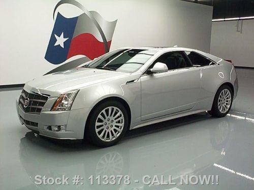 2011 cadillac cts 3.6 premium coupe sunroof nav 37k mi texas direct auto