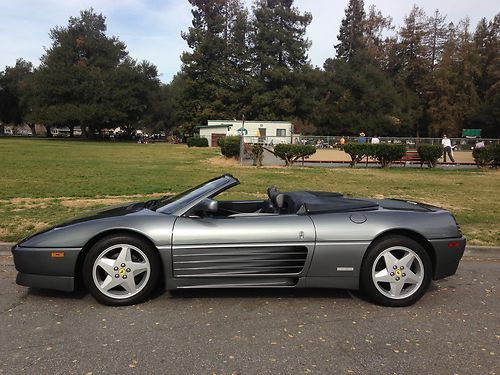 1994 ferrari 348 spider, 22,500 miles, full convertable; clean and original