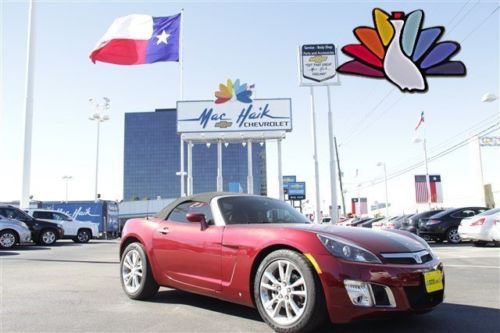 2009 saturn sky red line ruby red se