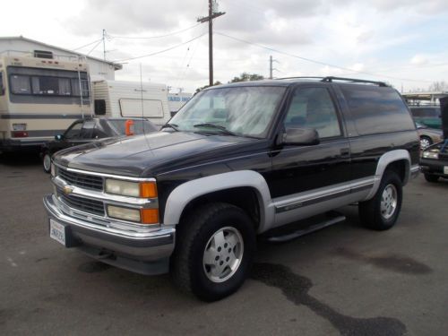 1995 chevy tahoe, no reserve