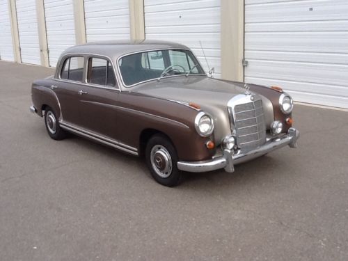 1958 mercedes benz 220s very nice older restoration. well kept ready to go