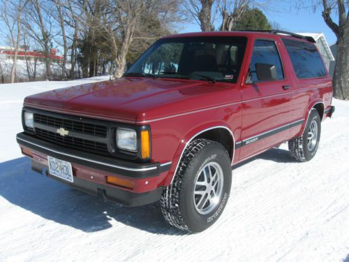 Find Used 1991 Chevy S10 Blazer Sport 2dr 4x4 In Saint Mary