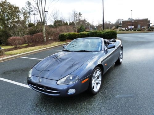 2004 jaguar xk,xk8,convertible,53700 miles,auto,black leather,navi,wow