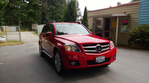 2012 mercedes glk350 4matic mars red low miles like new