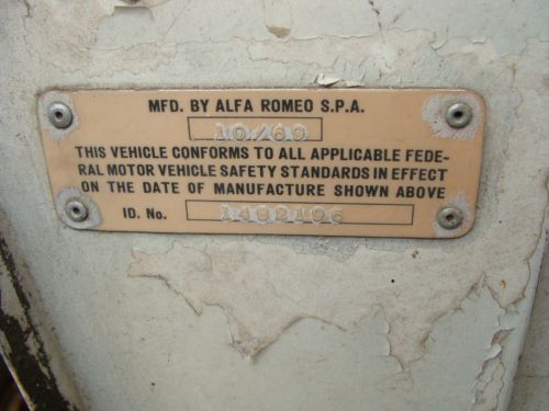1970 ALFA ROMEO BOAT TAIL SPIDER PROJECT - RUNS,  TEXAS, image 22