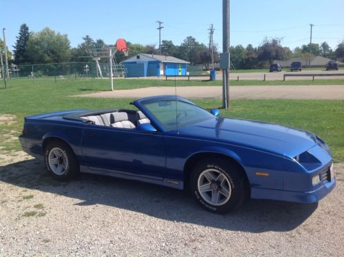 Rare 1990 camero rs convertible only 734 made less than 100 r 5-speed 305 140k
