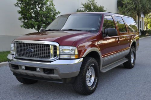 2002 03 01 00 04 05 ford excursion limited 4x4 7.3l powerstroke diesel lifted
