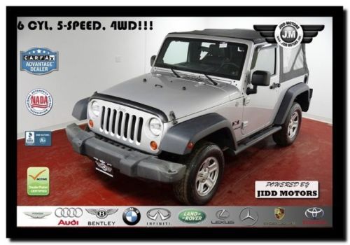 Silver with black 4wd 5 speed soft top we finance!