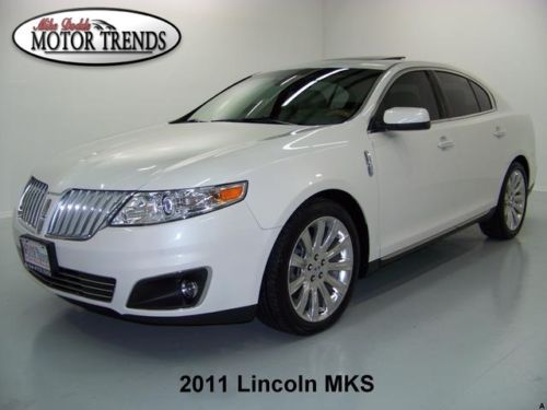 2011 lincoln mks navigation rearcam bluetooth sync dual roof heated ac seats 38k