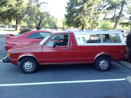 1981 volkswagen lx diesel pickup 5-speed manual transmission