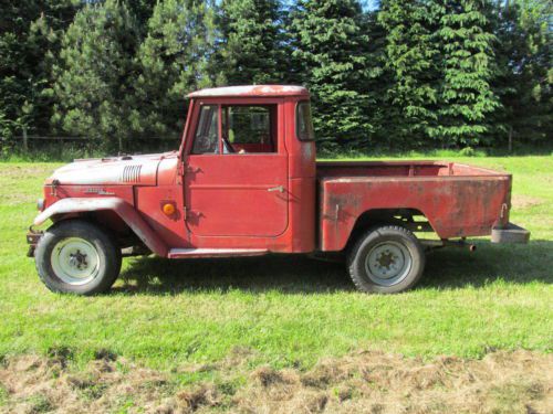 1965 fj45 toyota landcruiser land cruiser short bed pickup with removable top