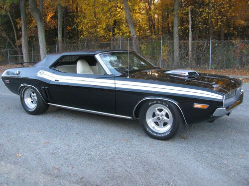 1971 dodge hemi challenger convertible black