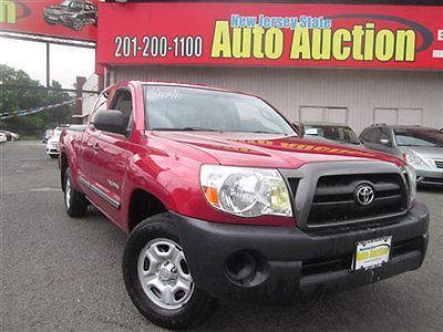 08 toyota tacoma access cab club cab 5-speed manual carfax certified 4dr used