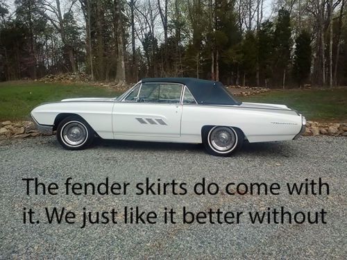 1963 thunderbird convertible - nicest &#034;driver&#034; you will find - a true must see!