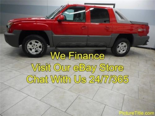 02 avalanche z66 leather 2wd carfax certified we finance texas