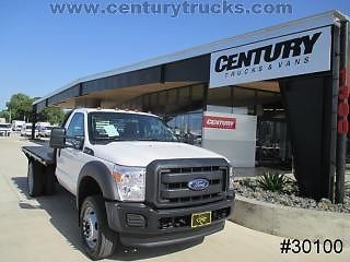 F550 xl regular cab 9&#039; new flatbed dually work truck - low miles! - we finance!