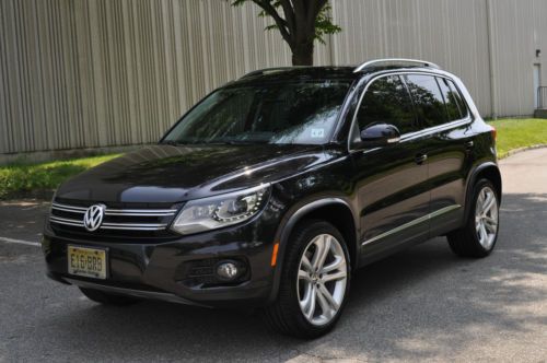 2012 volkswagen tiguan sel tsi 2.0l turbo w nav and dynaudio only 8k miles wow!!