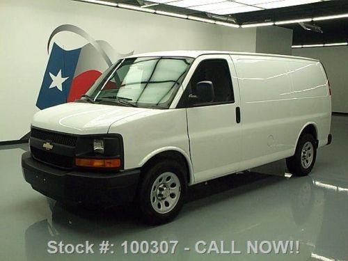 2013 chevy express 1500 cargo van v6 partition only 23k texas direct auto