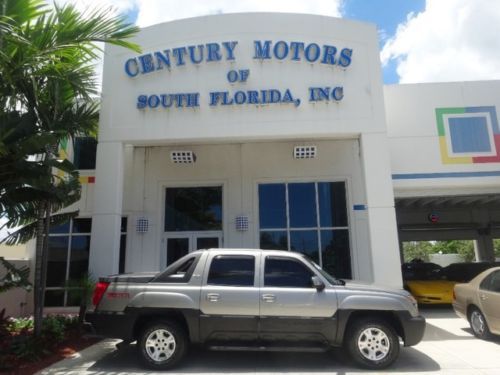 2002 chevrolet avalanche leather non smoker low miles 1 owner fl niada certified
